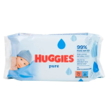 Huggies vlhen ubrousky Pure 10x56 ks MEGABOX