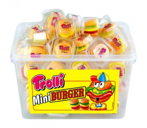 Trolli Mini Burgery 60ks (600g) box nmeck