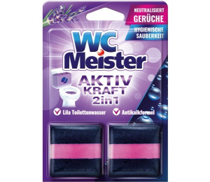 Nmeck WC Meister Aktiv Kraft kostky 2v1 Levandule 2x50g