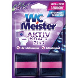 Německý WC Meister Aktiv Kraft kostky 2v1 Levandule 2x50g