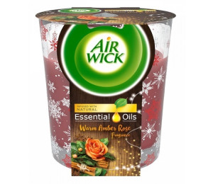 Air Wick Essential Oils vonn svka ve skle Jantarov re 105g