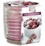 Bispol svíčka ve skle vlnkovaná Frozen Berries