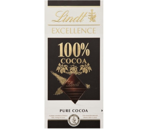 Lindt Excellence 100% kakaa 50g