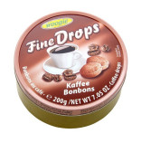 Woogie Fine Drops Káva bonbóny v kovové krabičce 200g