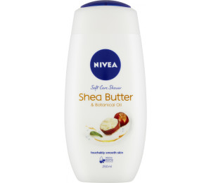 Nivea Shea Butter & Botanical Oil sprchov gel s bambuckm mslem 250 ml