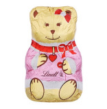 Lindt čokoládový medvídek Teddy růžový 40g