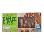 Chocola Ganze Nuss mléčná čokoláda s lískovými oříšky 100g exp. 11/23
