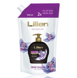 Lilien Exclusive tekuté mýdlo náhradní náplň XXL Wild Orchid 1000ml