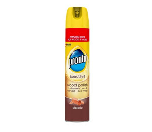 Pronto Wood polish classic spray proti prachu na nbytek 250 ml