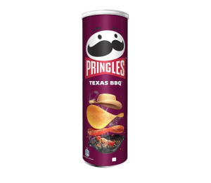 Pringles Texas BBQ Sauce s pchut barbecue omky 165g 