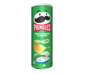 Pringles Sour Cream & Onion s pchut zakysan smetany a cibule 165g 