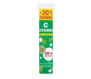 umiv tablety Vitamin C s pchut pomerane a citronu 20+4 72g
