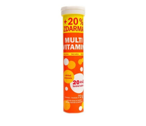 BONUS - umiv tablety Multivitamin s pchut pomerane 20+4 72g