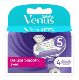 Německé Gillette Venus Deluxe Smooth Swirl 4ks náhradní břity