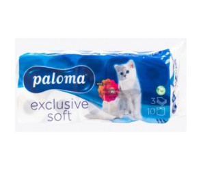 Paloma Exclusive Soft toaletn papr 10ks 3vrstv se vzorem