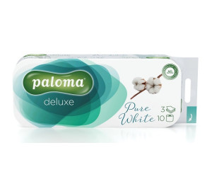Paloma Deluxe Pure White toaletn papr 10ks 3vrstv 