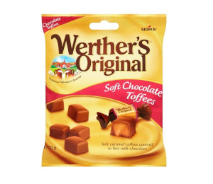 Werthers Original Soft Chocolate Toffees bonbny 70g 