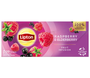 Lipton Raspberry & Elderberry 20 sk