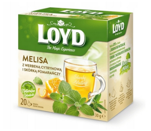 Loyd pyramida Melissa with Lemon Verbena and Orange Peel 20 x 1,5g