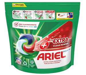 Ariel All in One Pods Extra Clean Power gelov kapsle 36ks