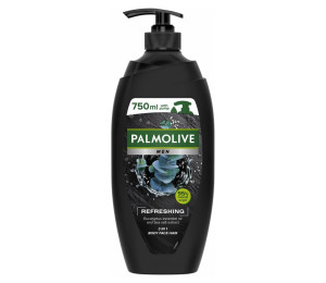 Palmolive Men Refreshing 3v1 sprchov gel s pumpikou 750 ml
