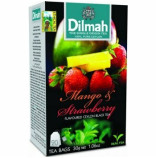 Dilmah černý čaj Mango a jahoda 20ks - 30g