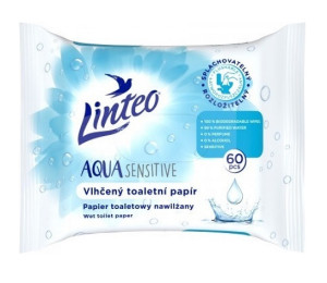 Linteo Vlhen toaletn papr Aqua Sensitive 60ks