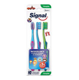 Signal Kids měkký dětský kartáček 3+ TRIPACK 3 ks 