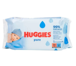 Huggies vlhen ubrousky Pure 56 ks