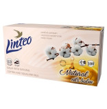 Linteo Aroma of fresh cotton papírové kapesníky 10x10ks, bílé, 4-vrstvé 