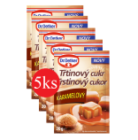 Dr. Oetker Třtinový cukr karamelový 5ks (20g/ks)