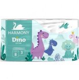 Harmony Dino dětský toaletní papír 8ks 3vrstvý