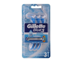 Gillette Blue 3 Cool jednorzov holtka 3 ks