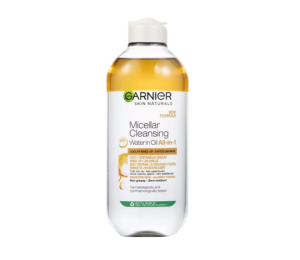 Garnier Skin Naturals Micelrn voda s olejem pro odstrann vododolnho make-upu 400ml zlat
