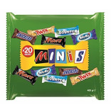 Miniatury MIX 20ks - Twix, Mars, Snickers, Milky Way, Bounty 400g