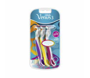 Gillette Venus 3 Multicolor dmsk jednorzov holtka 3ks