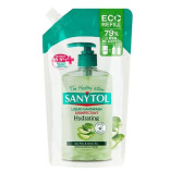 Sanytol Hydrating s výtažky aloe vera a zeleného čaje tekuté mýdlo náhradní náplň 500ml