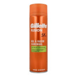 Gillette Fusion Sensitive skin s mandlovým olejem gel na holení pro citlivou pleť 200 ml