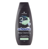 Schauma Men Charcoal 3v1 šampon 400 ml