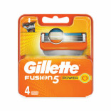Německé Gillette Fusion 5 Power náhradní břity 4 ks