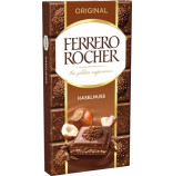 Ferrero Rocher tabulková čokoláda 90g