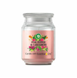 Air Wick vonná svíčka ve skle Pink Pepper&Cardamom s esenciílnimi oleji 480g