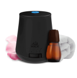 Air Wick Essential Mist Aroma difuzér černý na éterické oleje + náplň Spring Roses 20ml