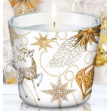 Bartek Svíčka Glamour Christmas -  Charming White 115g