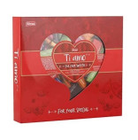 Elvan Ti Amo Velké srdce - malé čokoládky v dárkové krabičce 400g