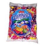 Toffees Fruit Flavoured Center Filled Soft candy - plněné bonbóny 1kg