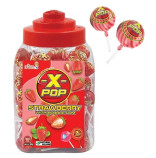 X Pop Strawberry lztka s jahodovou pchut se vkakou 100ks