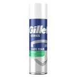 Gillette Series Soothing Sensitive Aloe Vera pna na holen pro citlivou ple 200 ml
