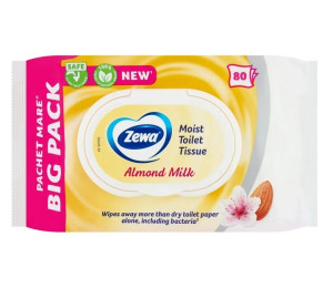 Zewa Vlhen toaletn papr Big Pack Almond Milk 80ks