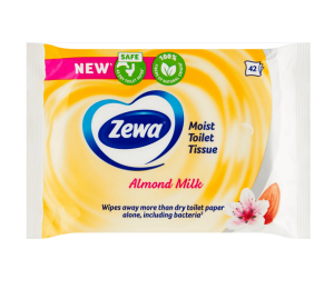 Zewa Vlhen toaletn papr Almond Milk 42ks